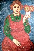 Jozsef Rippl-Ronai Anella is Holding Flowers china oil painting artist